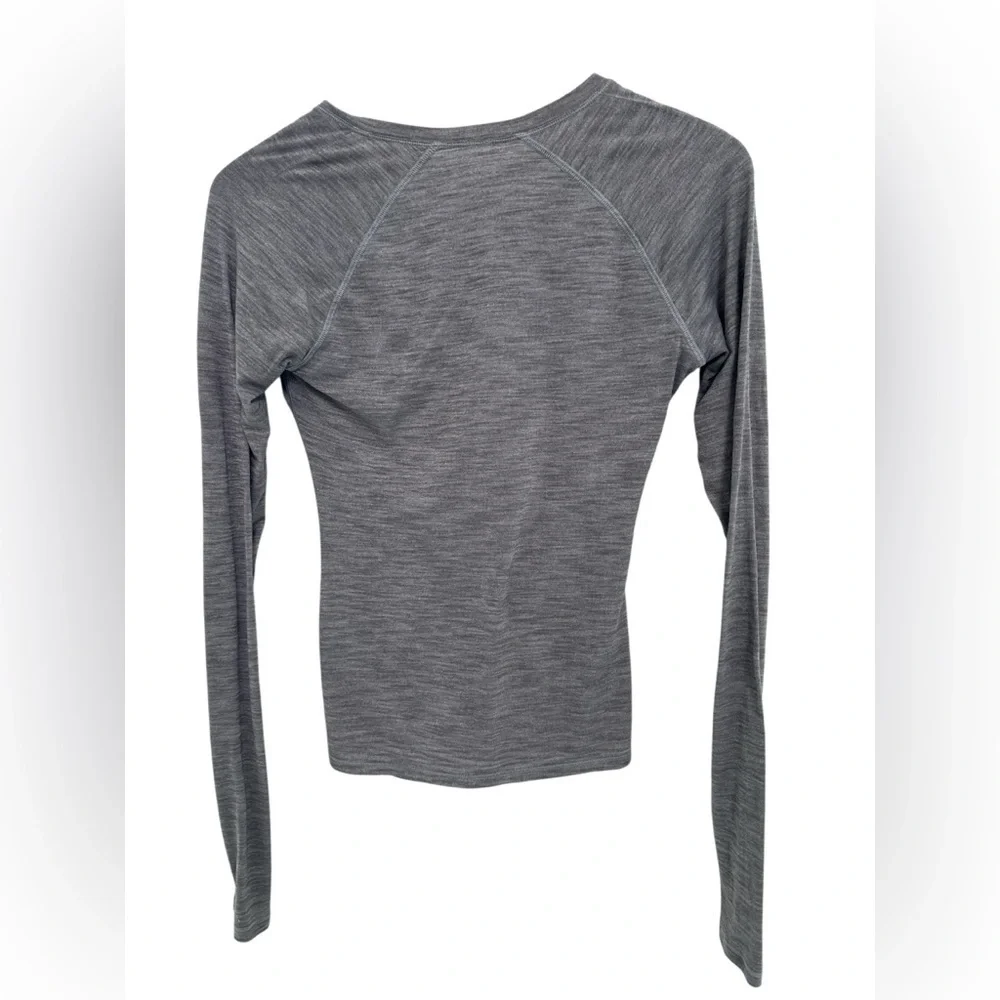 Lululemon Interval Long Sleeve Heathered Slate
